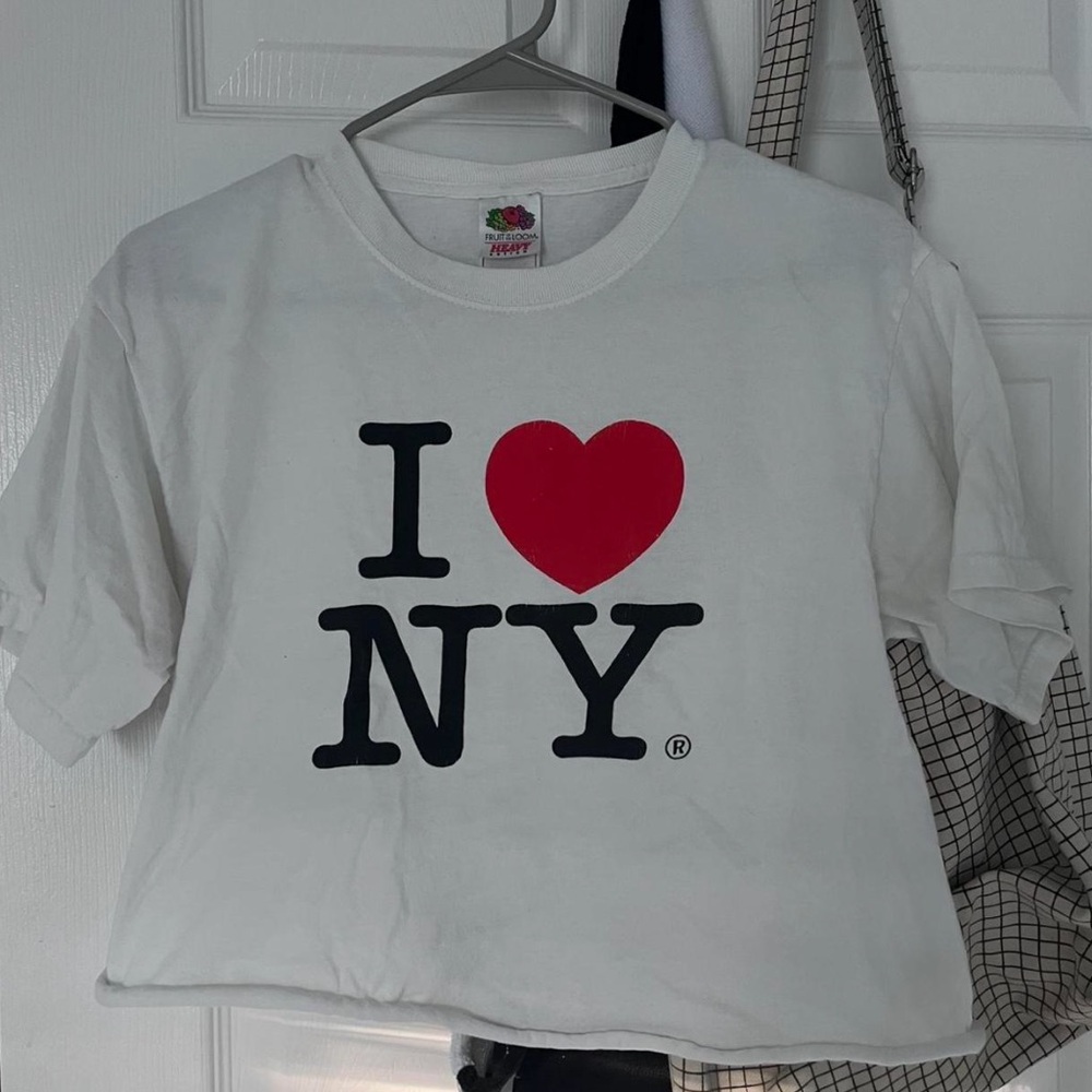 I <3 NY cropped shirt